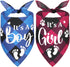 LEIFIDE 2 Pieces Gender Reveal Baby Announcement It's a Girl or It's