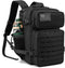 QT&QY 25L/35L/45L Military Tactical Backpack for Men, Molle Daypack, Hiking Rucksack with Bottle Holder
