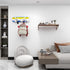 WANLIAN Skateboard Wall Mount Display Rack with Storage Hook