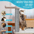 Climbing Cat Scratcher Mat, Trimmable Carpet 78.7’’x15.8’’, Self-Adhesive Replacement for Cat Tree & Wall Furniture