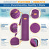 UDANA Large Yoga Mat Bag for Women & Men with Three Storage Pockets, Adjustable Shoulder Strap, Great for Gym & Travel