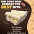 Woofley's 5-6" -(10 Count)- Buffalo Beef Cheek Roll Beef Cheek Rolls for Dogs - Long Lasting Natural Dog Chews