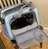 Enjoying Plush Cat Bed Mat, 10" x 15" Pet Cushion with Pillow for Puppy Curling Sleep, Antiskid Bottom (Small)