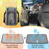 SlowTon Portable Dog Car Seat - Armrest Booster Seat for Small Dogs, Anti-Collapse with Soft Cushion Safety Belt, Black