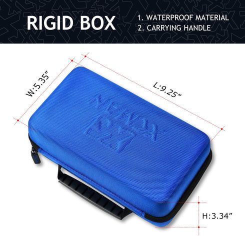 XCMAN Ski and Snowboard Waxing and Tuning Kit with Box for Traveling and Storage (Includes Tuning Tools)