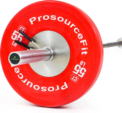 ProsourceFit Olympic Barbell Spring Clip Collar Pair, 2-inch with Easy-Grip Handles for Weightlifting, Powerlifting &