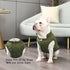 2 Layers Fleece Lined Warm Dog Jacket for Puppy, Soft Windproof Small Dog Coat, Green XS