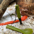 Tapirus Spork Tactical Orange | BPA Free Spoon Fork, Stainless Steel Knife and Fire Starter | 3 in 1 multipurpose utensil | Outdoor hiking, camping & backpacking gear | Fit for MRE by Tapirus