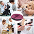 MIDOG Dog Cone Collar - Inflatable Neck Donut Collar Alternative for Small Medium Large Dogs and Cats (Rose, M)