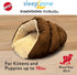 SPOT Sleep Zone Cuddle Cave - Cat Cave Bed for Indoor Cats and Mini Dogs, Washable for Kittens and Puppies under 10 lbs