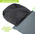 Tuff Mutt Dog Poop Bag Holder with Dispenser, Odor-Blocking Liner and Water-Resistant Fabric, Holds Full Dog Waste