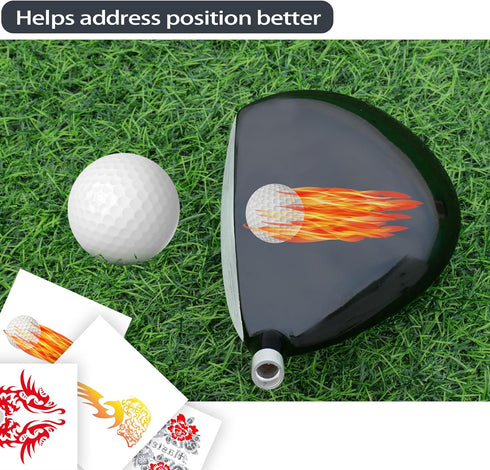 Golf Club UV DTF Decal Stickers for Golf Club Drivers, Woods, Just Peel and Stick on Golf Club Head, Mugs, Cups, Car,