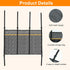 Trampoline Shoes Bag, 3 Pouch Storage Mesh Bag for Indoor Household Item Fitness Shoes Organizer