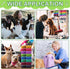 Chumia 8 Pcs Bulk Towels for Drying Dogs, Microfiber Quick Drying Bath Towels for Medium Pets (40 x 24 Inch, Colorful)