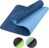 Non-Slip Yoga Mat with Alignment Marks, Lightweight Exercise Mat with Carry Strap for Home Workout or Travel