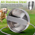 6.5L Automatic Dog Water Bowl Dispenser Large Breed Outdoor Pet Water Fountain Pet Waterer with Float Valve Heavy-Duty
