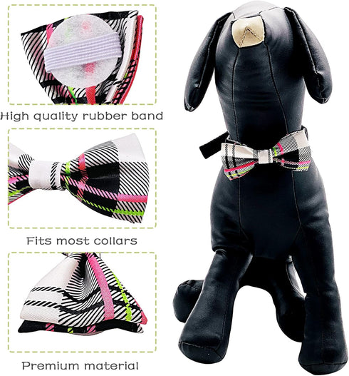 PET SHOW Pet Small Dogs Collar Attachment, Bow Ties for Puppies & Cats, Accessories for Parties