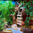 HERCOCCI 2 Pack Reptile Plants, Artificial Hanging Vines Habitat Decorations with Suction Cup for Bearded Dragon,