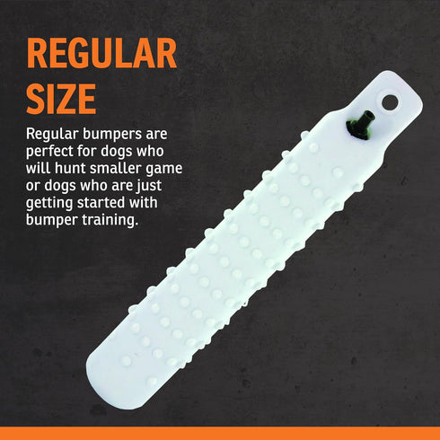 Dummies SportDOG White Plastic - Durable Soft Plastic Retriever & Hunting Bumper Training Accessory - Non-Toxic