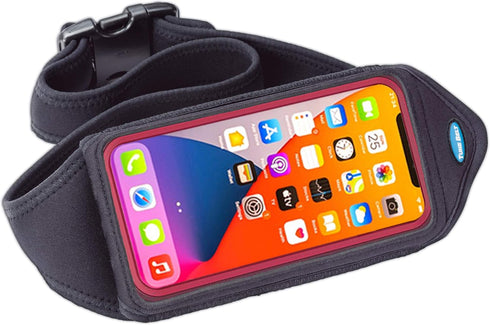 IP6 Running Belt for Men & Women, Universal Phone Waist Pack for Large Smartphones & Cases, Compatible with iPhone