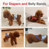 2 Pet Soft Dog Suspenders Pieces Female Dog Diaper Suspenders for Dogs Diaper Keeper Suspender for Dogs Skirt, Dress