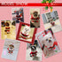 QETRABONE Small Santa Dog Cat Costume, Xmas Party Outfit, Red Santa Claus Hat & Scarf, X-Large