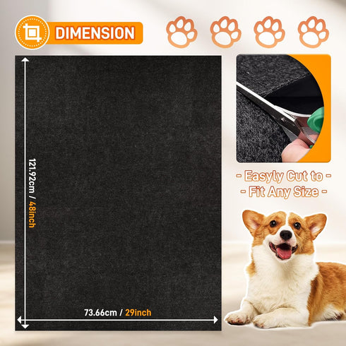 29"48" MODIGT Dog Crate Pad Liner for Kennel Training, Under Pet Cage Mat Absorbs,Waterproof,Non-Slip,Washable Puppy