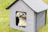 TRIXIE Insulated Outdoor Pet House, Foldable Waterproof Material for Small Dogs and Cats, Great for Feral Cats