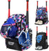Softball Bag - Lightweight Baseball Bat Backpack with Fence Hook for Youth Adults