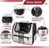 Portable Pet Carrier for Small Dogs and Cats with Safety Zippers - Stylish Bunny Design