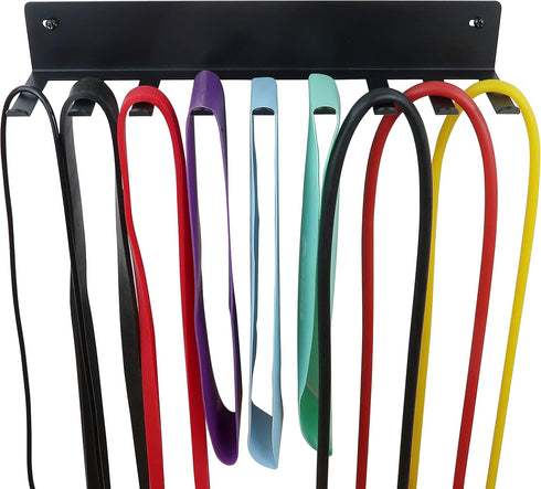 Multi-Purpose Storage Rack for Resistance Bands, Heavy Duty Rack for Gym Storage