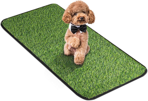 Artificial Grass Mat, Dog Grass Pee Pads, Fake Grass Pad for Pets