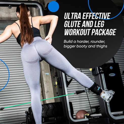 Glute-Tastic Ankle Kickback Strap - Resistance Bands for Butt & Hip Exercises
