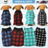4 Pieces Winter Fabric Dog Sweater with Leash Ring, Fleece Vest Pullover Jacket for Small Dogs and Cats