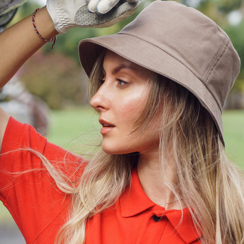 PFFY Cotton Bucket Hat for Women Men, Summer Sun Beach Fishing Cap