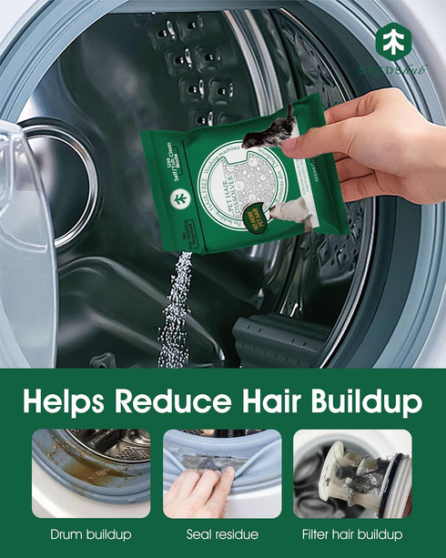 96.7% 6 Pet Hair Dissolver For Washing Machine Cleaner, Hair Dissolving Laundry Detergent For Dog And Cat Fur, Hair
