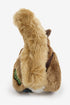goDog Wildlife Chipmunk Squeaky Plush Dog Toy, Large, Chew Guard Technology, Brown