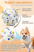 1.96'' Moonorange Dog Balls for Dogs Aggressive Chewers Indestructible Tennis Durable Bouncy Interactive Dog Toy Balls