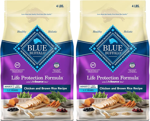 Blue Buffalo Life Protection Formula Natural Adult Toy Breed Dry Dog Food,