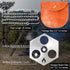 Portable Outdoor Campfire Grill Tripod Board, Stainless Steel Camping Grill Tripod Set with Adjustable Chain Hook for
