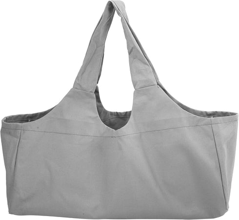 Lairun Yoga Mat Bag Large Capacity Yoga Bags and Carriers for Women with Side Pocket Canvas Light Durable Oversized