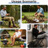 YFFFOVSSS 1.4Lbs 220Lbs Portable Folding Camping Stool - Ultra Lightweight, Heavy Duty, Reinforced Steel Frame, Quick