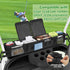 Golf Cart Front Storage Basket with Insulated Cup Holders, 1680D Oxford-Fabric, Universal No-Drilling Organizer