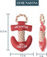 12" 7" 2" x x Red Anchor Shape Life is Better with A Lake Dog Tug of War Rope Handle Sturdy Dog Toy, Dogs