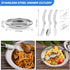 Peidesi 15pcs Camping Cookware Mess Kit - Portable Non-Stick Aluminum Alloy Cookware for Outdoor Cooking