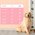 Hanging Door Bells for Potty Training - Decorative Dog Door Bells for Puppy Supplies, Black and White Strap
