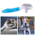 Cat Brush for Shedding, Self Cleaning Slicker Brush, Skin Friendly Grooming Tool for Dogs, Cats, Rabbit Massage