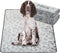 Qeils Reusable Puppy Pads, 2 Pack Washable Pee Pads, Non-Slip, Absorbent & Leakproof Training Mats for Potty & Crate