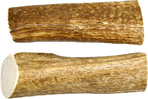 Extra Large 2-Pack Elk Antler Dog Chews, 6 to 10 inches Long for Medium to Large Dogs and Puppies