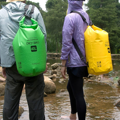 Waterproof Dry Bag Backpack 5L-40L, Roll Top Floating Storage Bags for Kayaking, Hiking